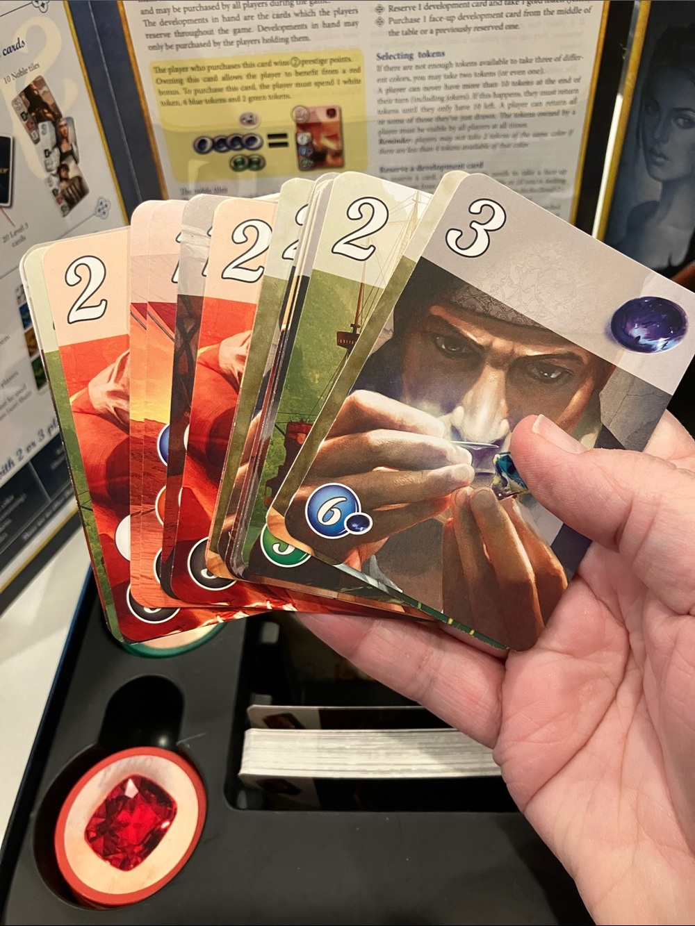 Splendor Boxed Card Game - Picture 6 of 12
